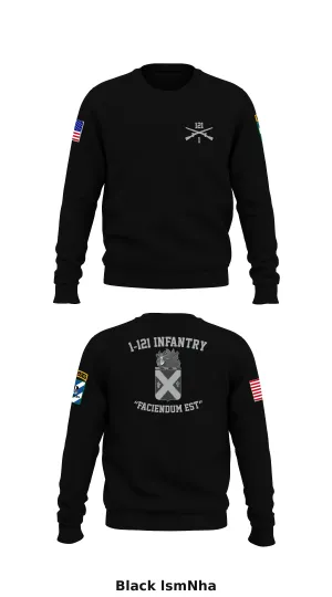 1-121st IN REGIMENT Store 1 Core Men's Crewneck Performance Sweatshirt - lsmNha