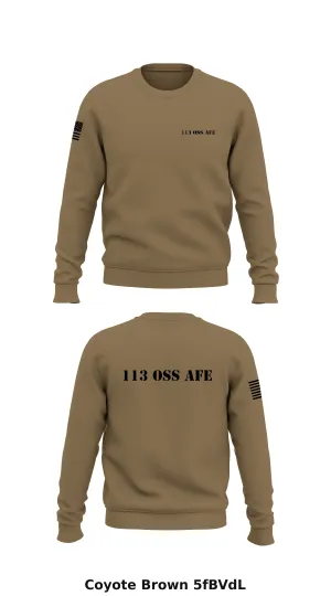 113 OSS AFE Store 1 Core Men's Crewneck Performance Sweatshirt - 5fBVdL