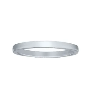 14K Gold 2MM Low Dome Wedding Band ZV8-2