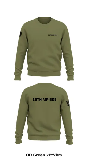18th mp bde Store 1 Core Men's Crewneck Performance Sweatshirt - kPtVbm