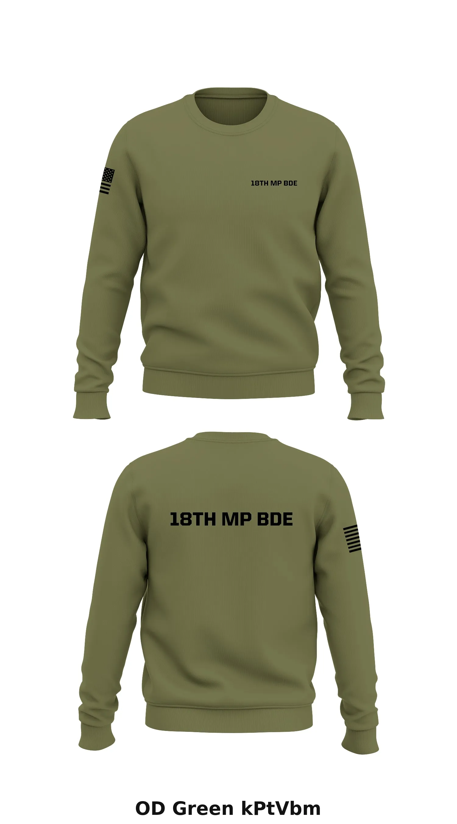 18th mp bde Store 1 Core Men's Crewneck Performance Sweatshirt - kPtVbm