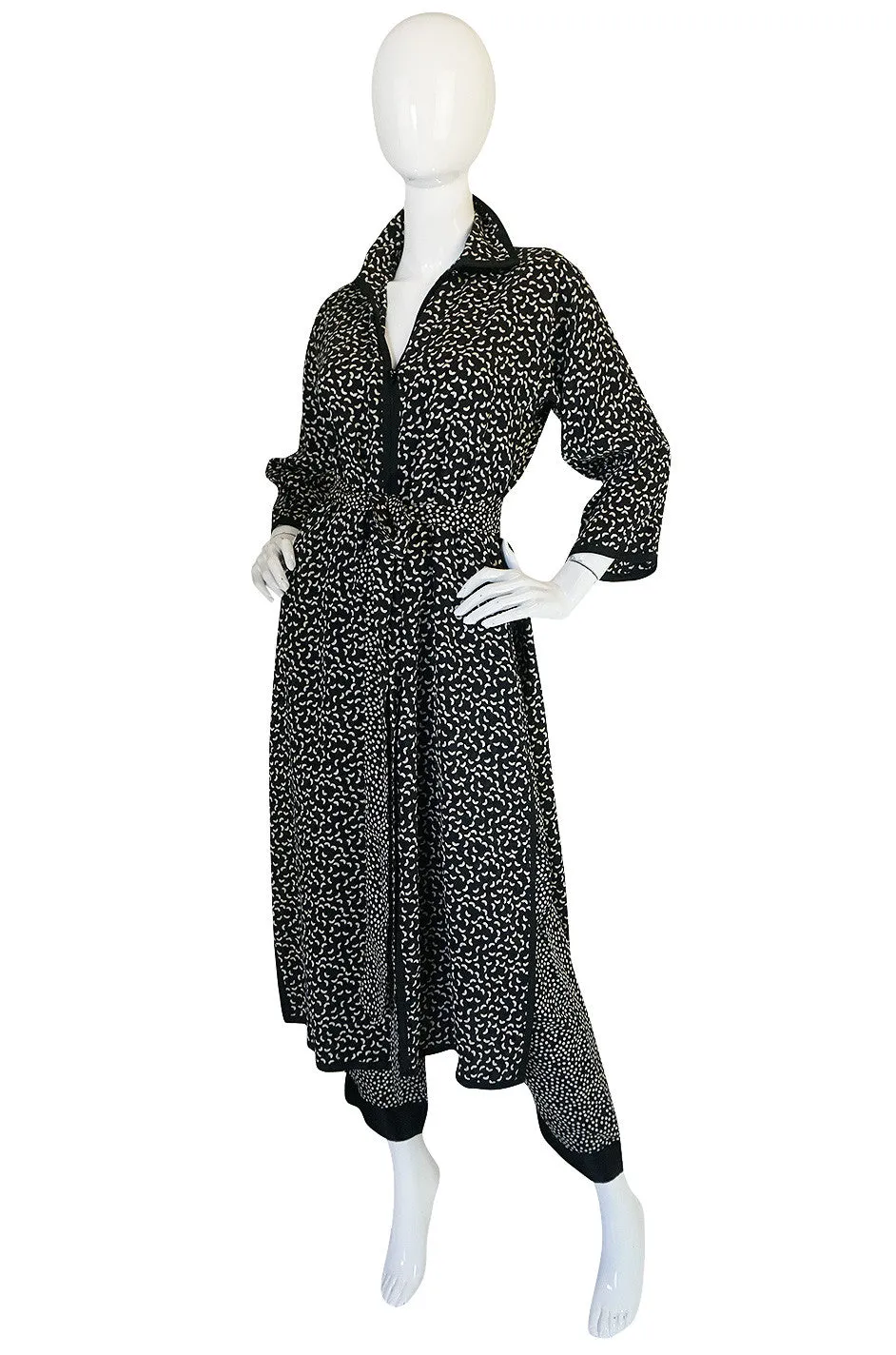 1978 Yves Saint Laurent Haute Couture Tunic & Pant Set