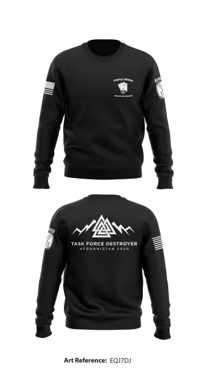 2-22 Destroyer Company Store 1 Core Men's Crewneck Performance Sweatshirt - eqJ7dJ