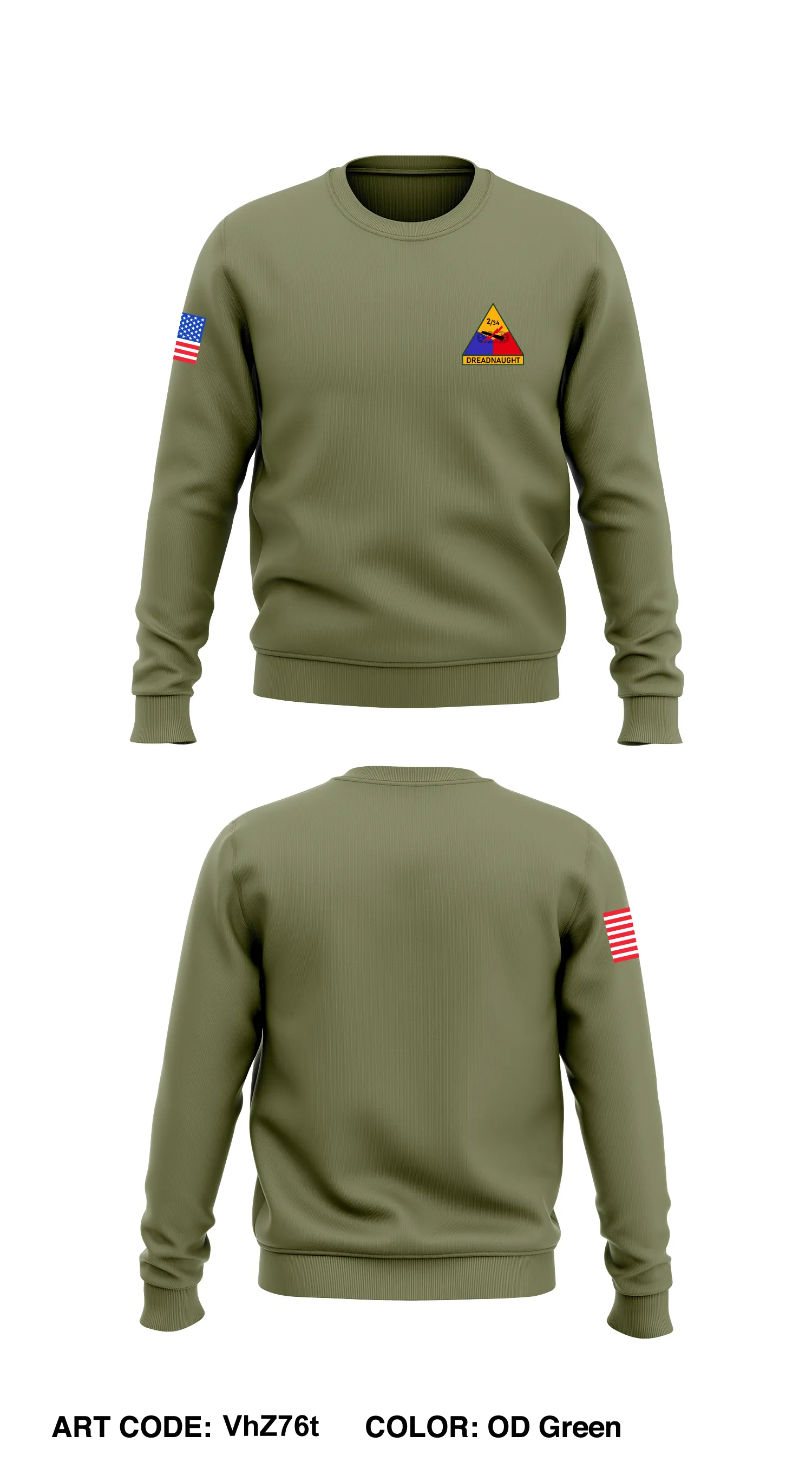 2-34AR  Core Men's Crewneck Performance Sweatshirt - VhZ76t