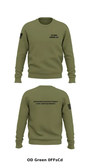 318th CBRN Co Store 1 Core Men's Crewneck Performance Sweatshirt - 0FFsCd