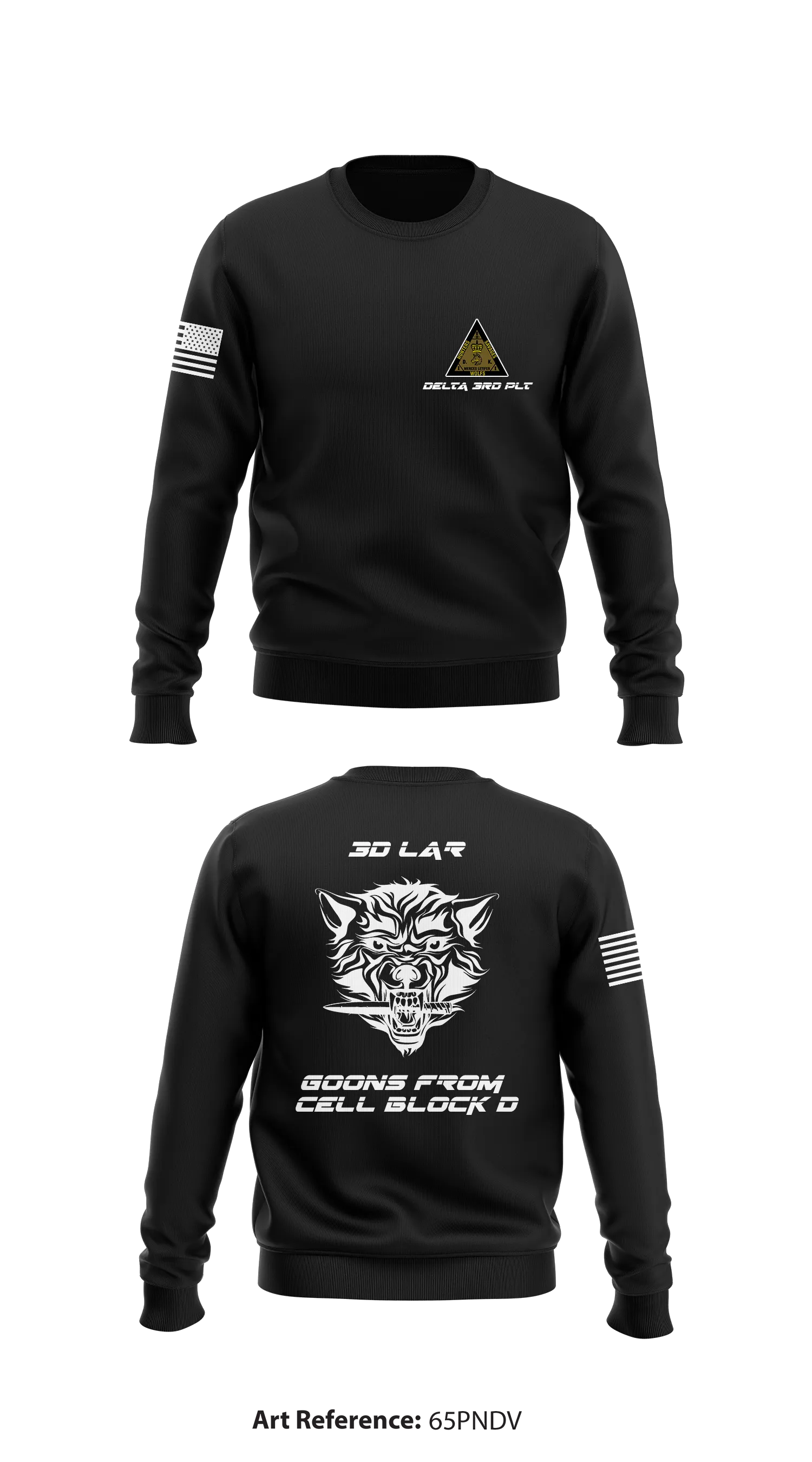 3D Light Armored Reconnaissance Store 1 Core Men's Crewneck Performance Sweatshirt - 65PNDV