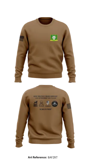 401st Military Police Company Store 1 Core Men's Crewneck Performance Sweatshirt - bAFZKt