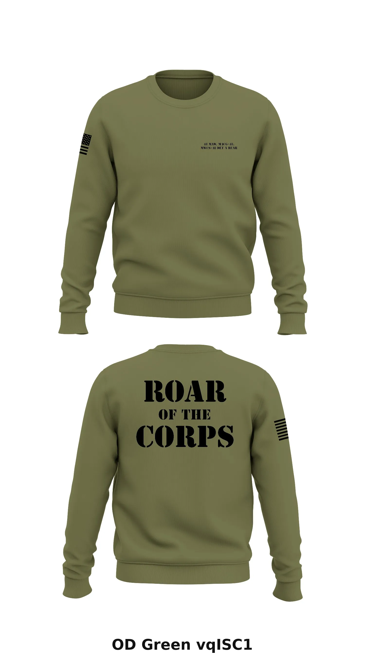 48 MAW, MACG-48, MWCS-48 DET A REAR Store 1 Core Men's Crewneck Performance Sweatshirt - vqISC1