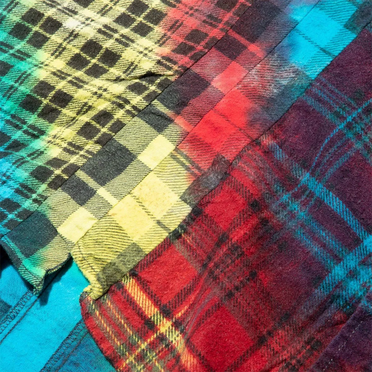 7 CUTS FLANNEL TIE DYE SHIRT FW20 24