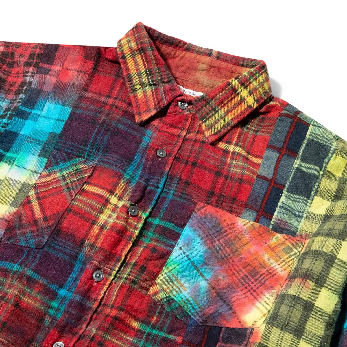 7 CUTS FLANNEL TIE DYE SHIRT FW20 24