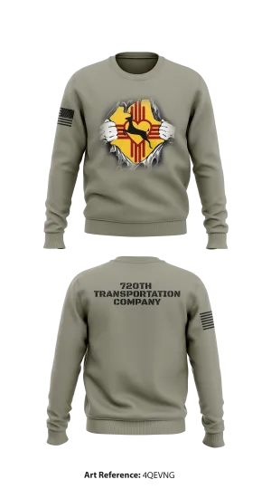 720th Transportation Company Store 1 Core Men's Crewneck Performance Sweatshirt - 4qEvng