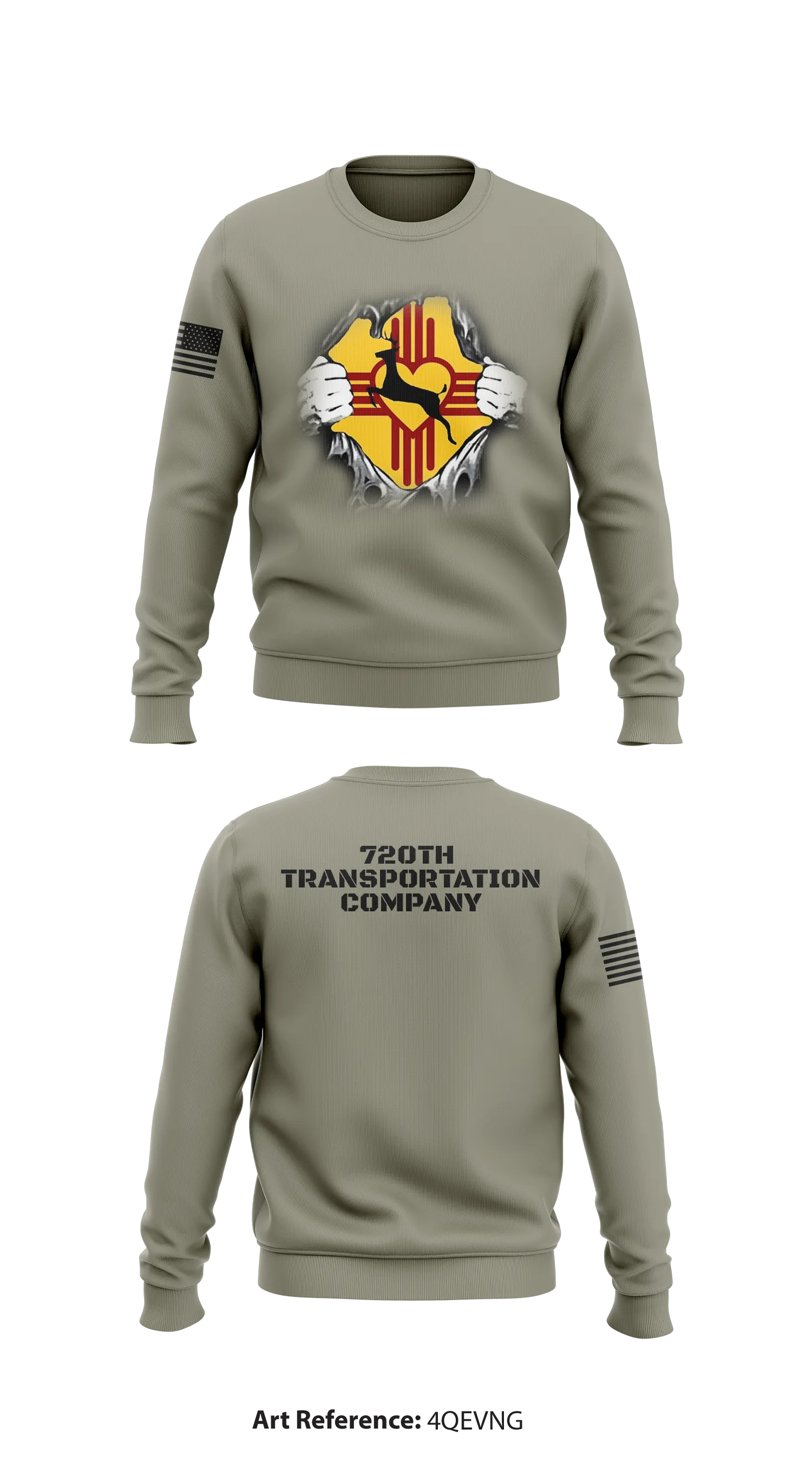 720th Transportation Company Store 1 Core Men's Crewneck Performance Sweatshirt - 4qEvng