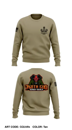 760TH EOD Core Men's Crewneck Performance Sweatshirt - GQUd8s
