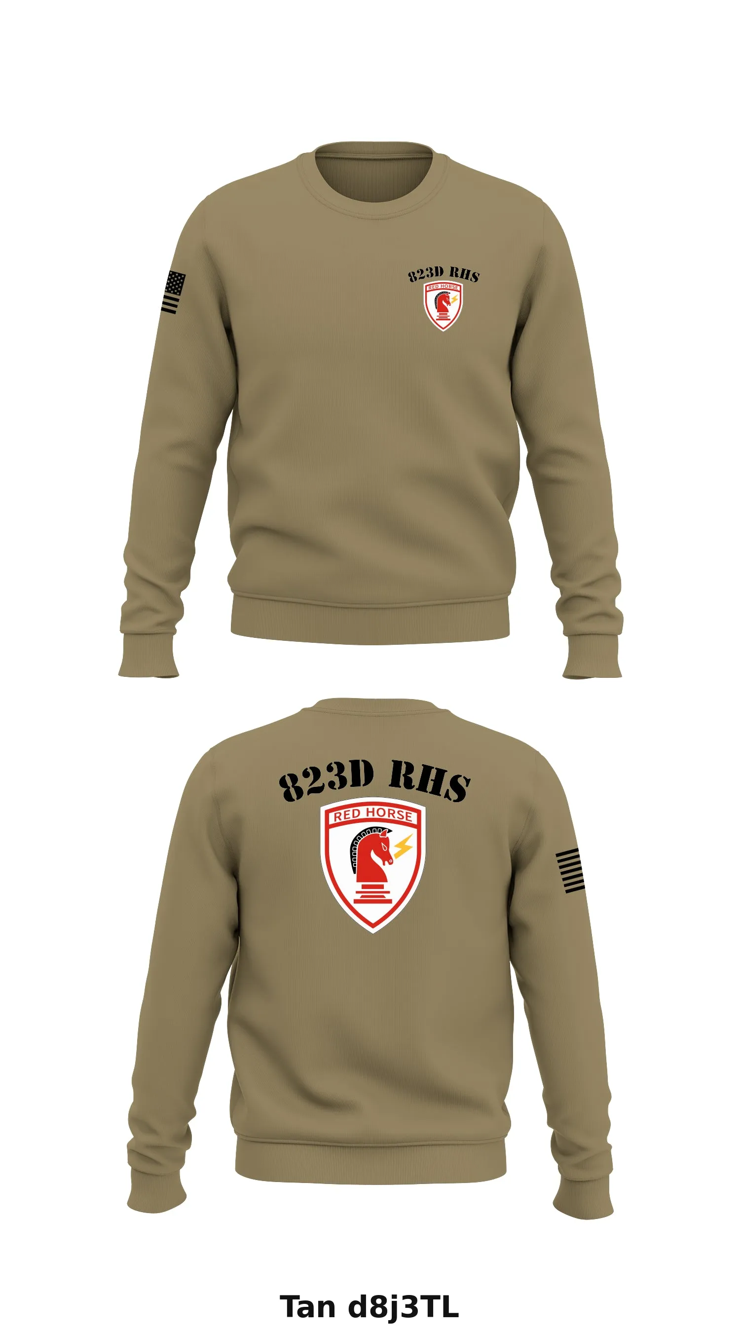 823d RHS Store 1 Core Men's Crewneck Performance Sweatshirt - d8j3TL