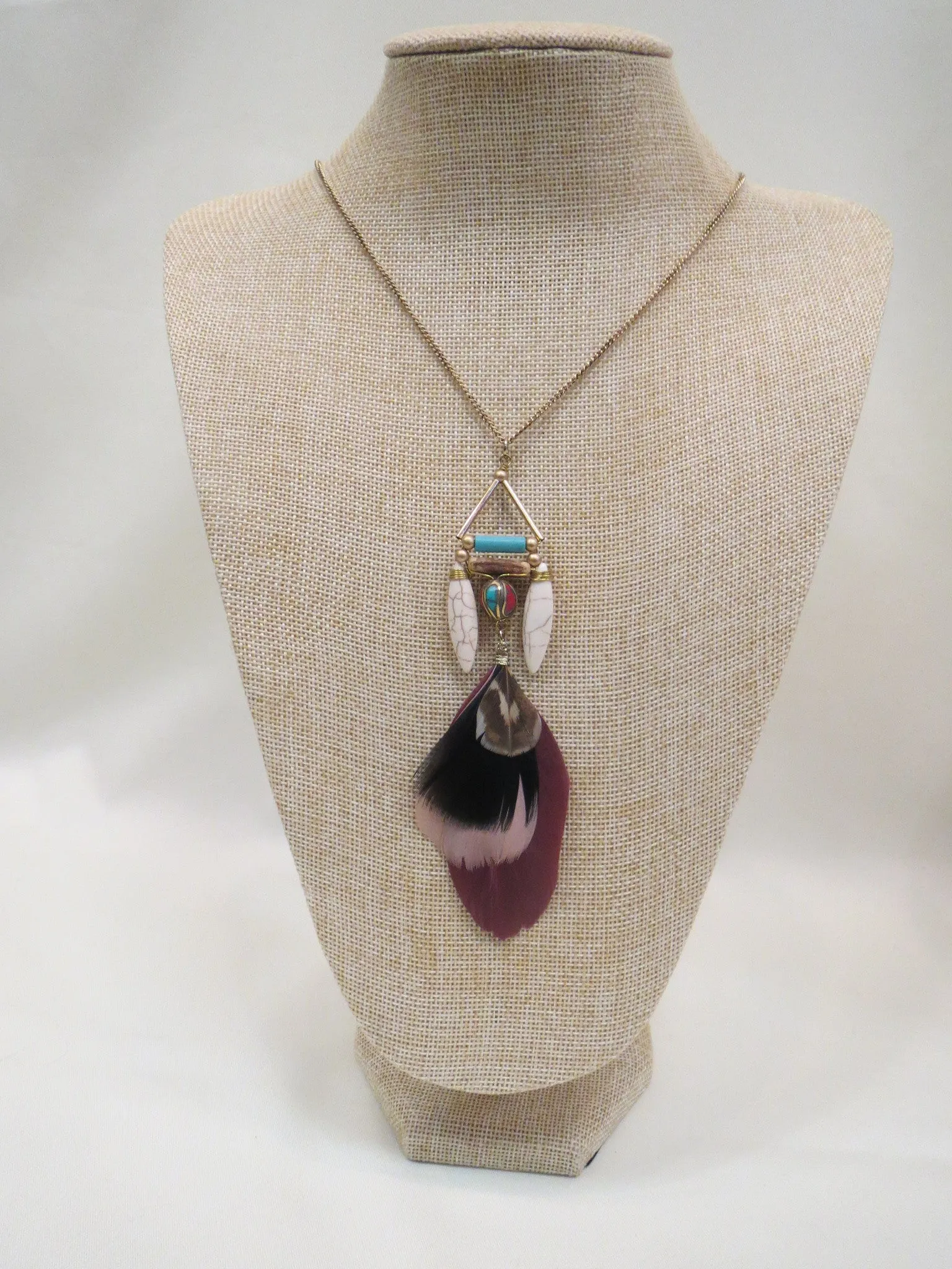 ADO | Feather Tribal Necklace