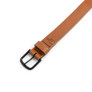 Adventure Leather Belt - Tan Black