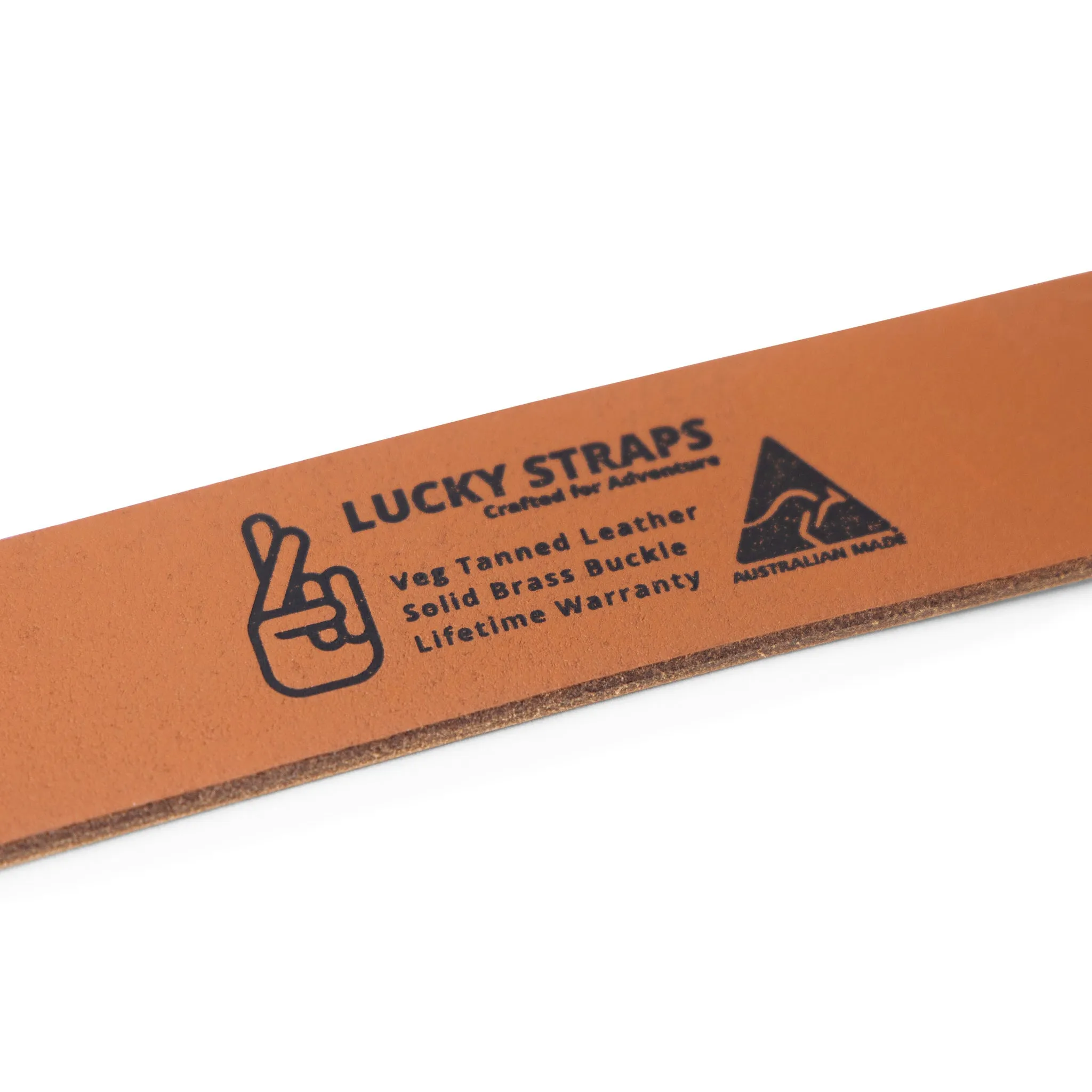 Adventure Leather Belt - Tan