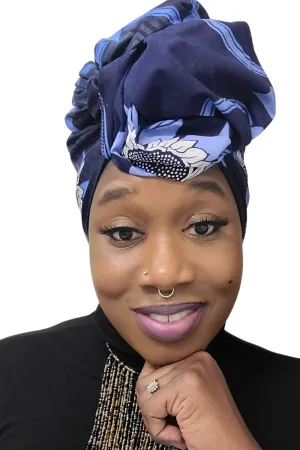 African Print Ankara Print Matching Mask Set Flower Bomb
