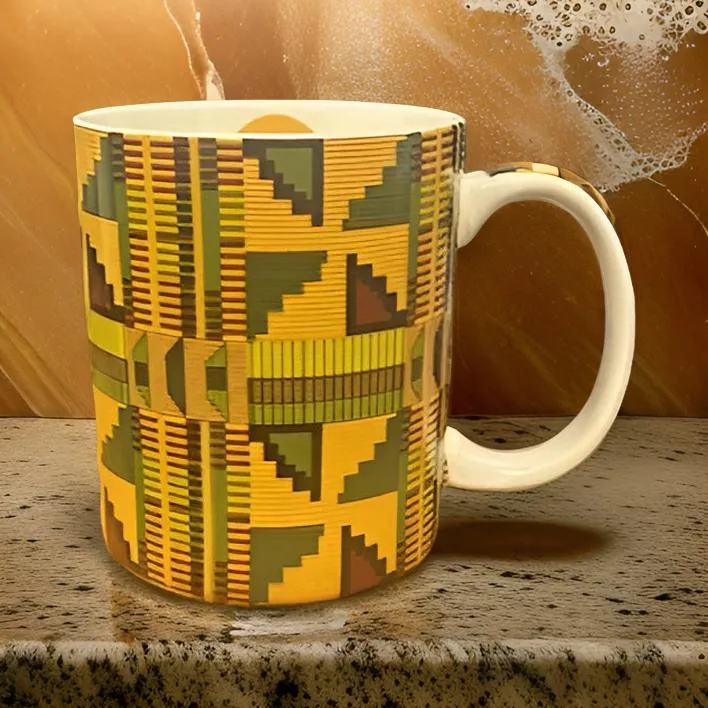 African Print Mugs