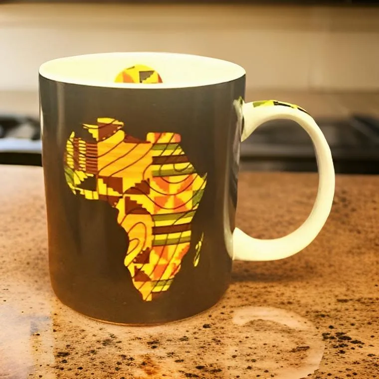 African Print Mugs