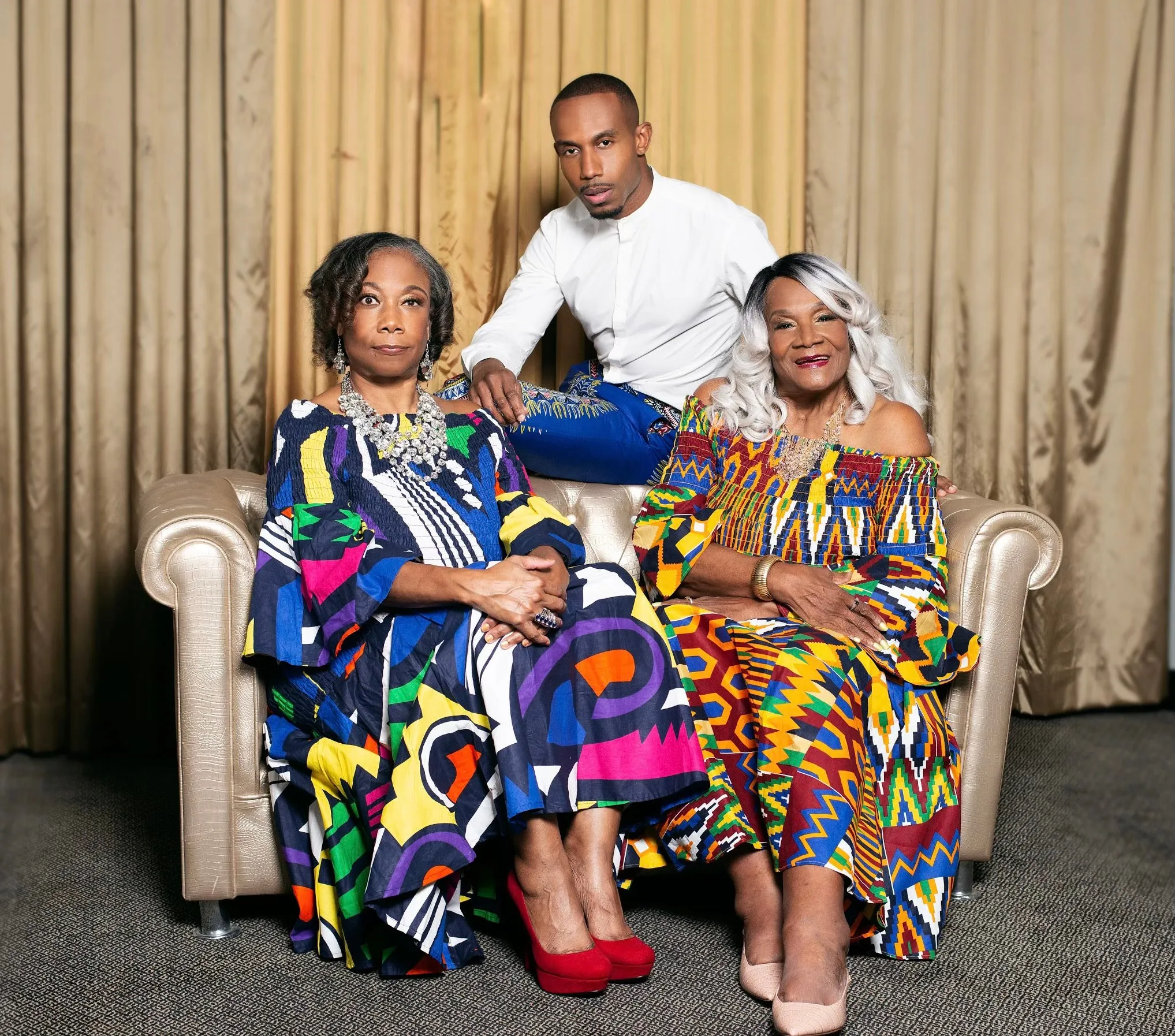 African Print Smock Dress
