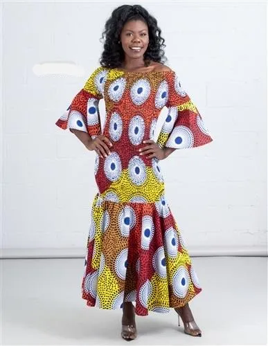 African Print Smock Dress