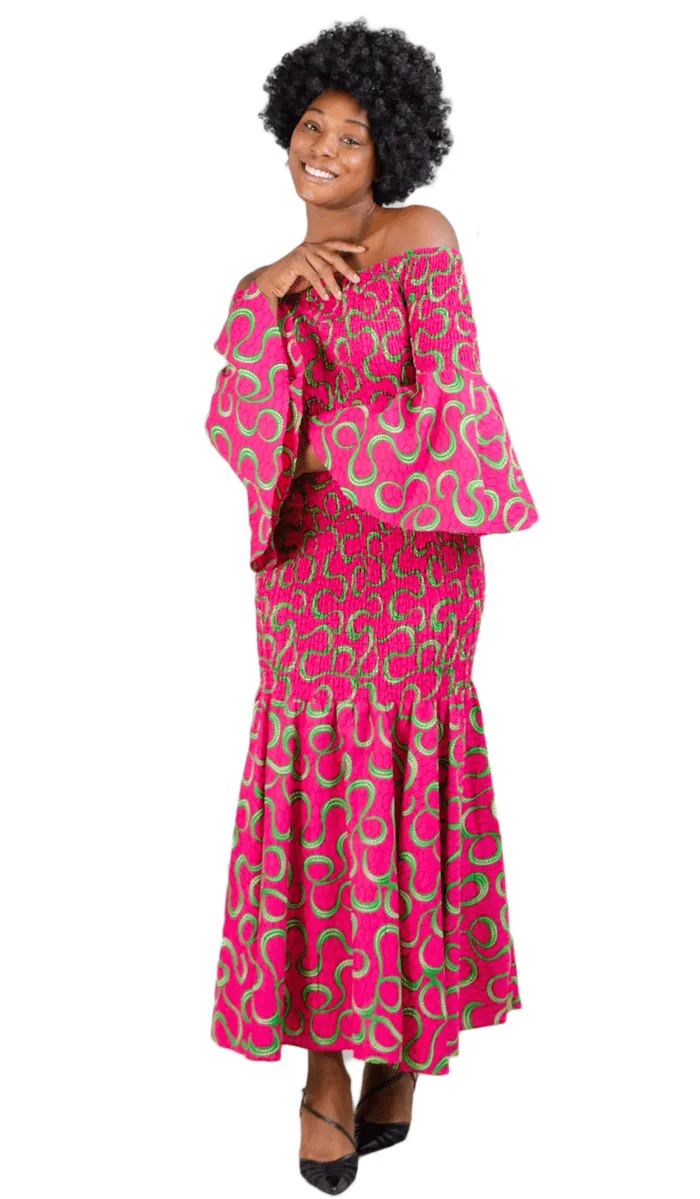 African Print Smock Dress