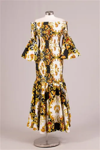 African Print Smock Dress