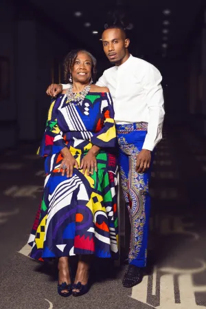 African Print Smock Dress