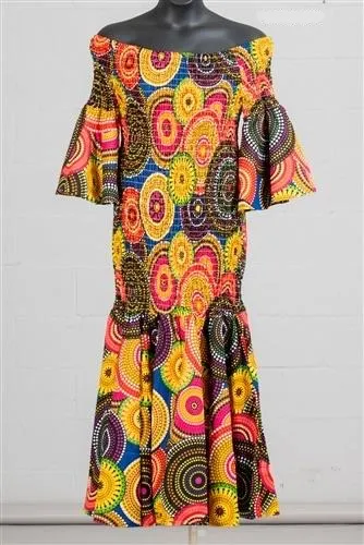 African Print Smock Dress