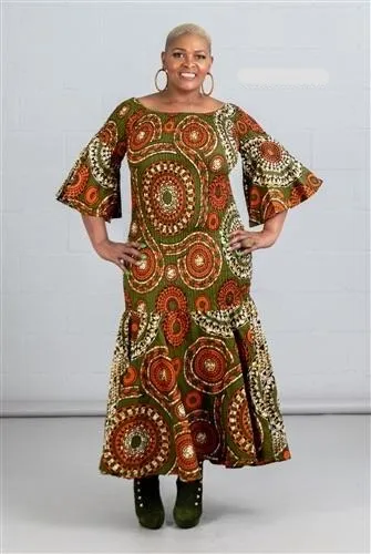 African Print Smock Dress