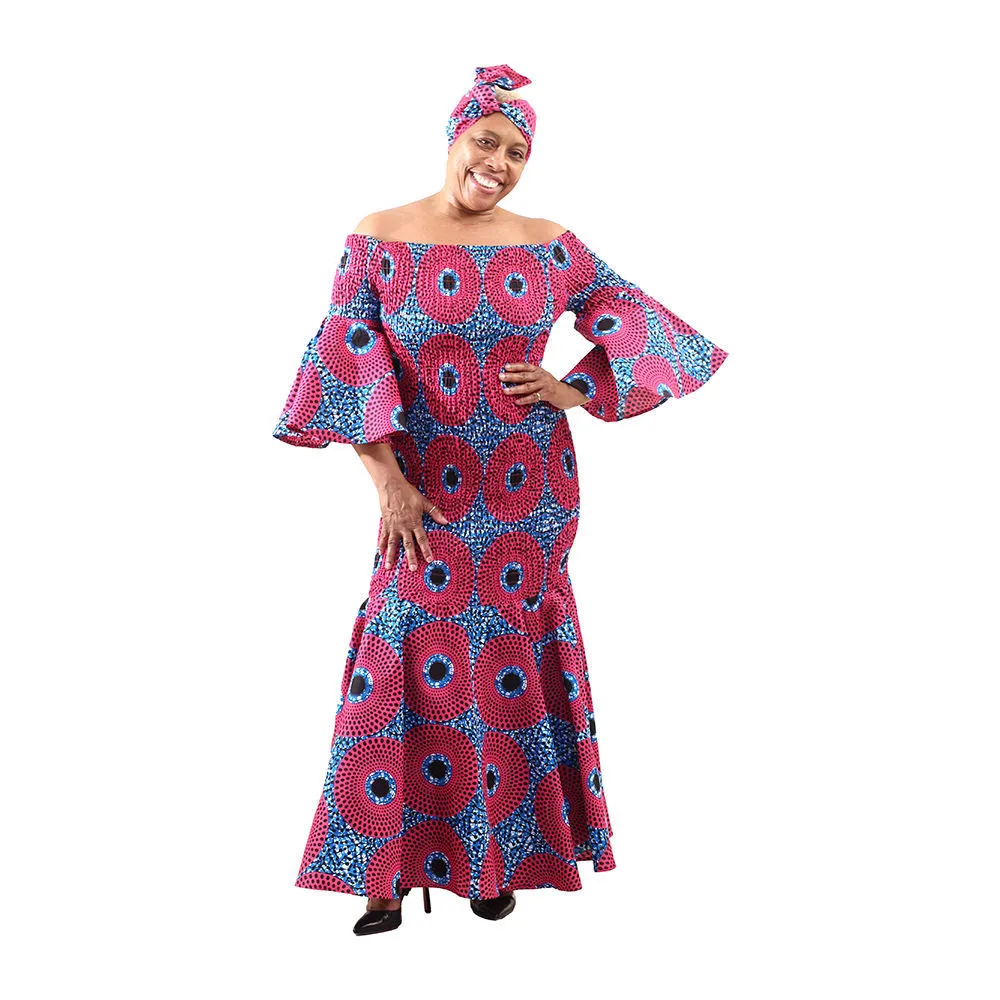 African Print Smock Dress