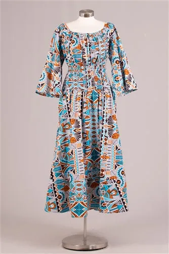 African Print Smock Dress