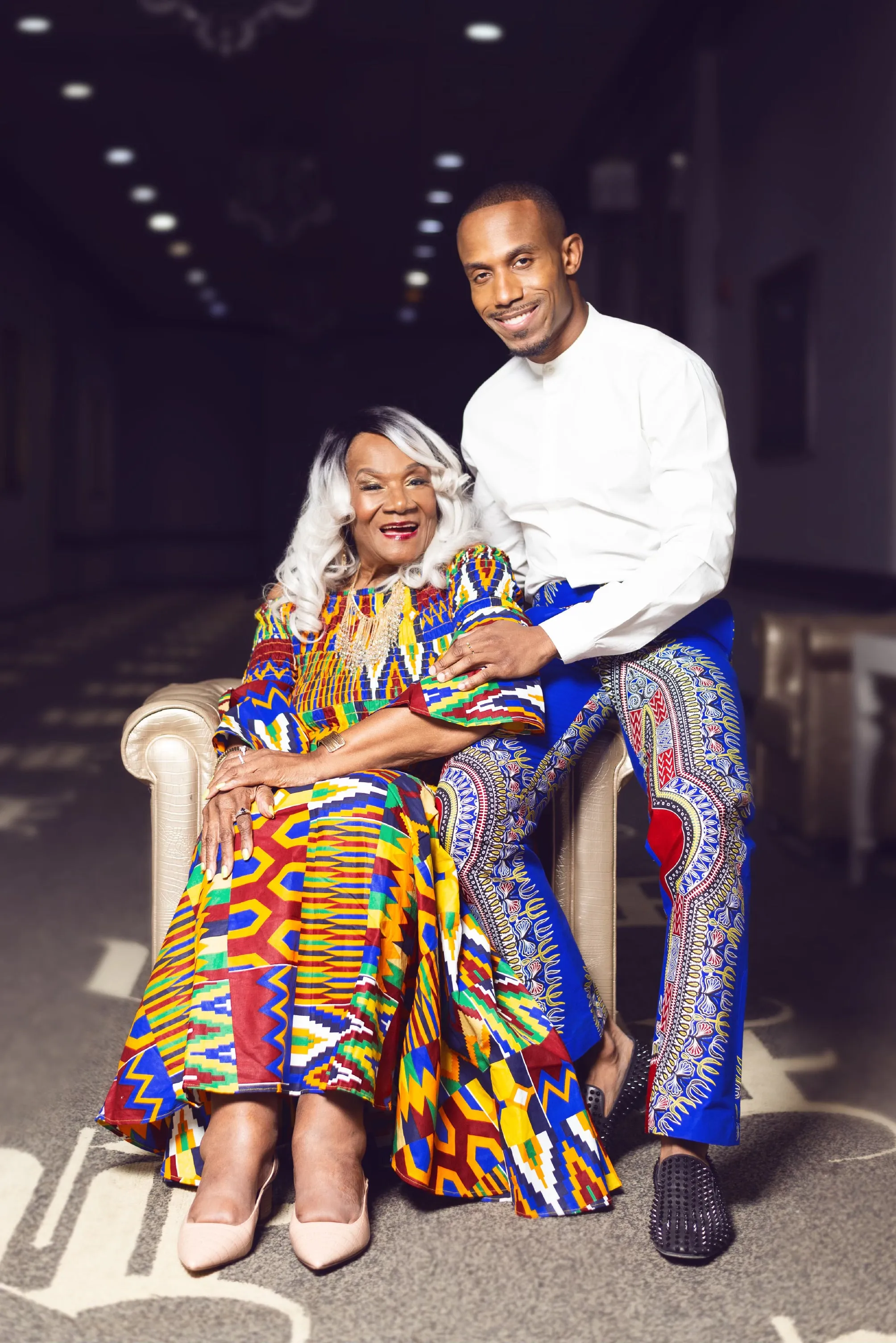 African Print Smock Dress