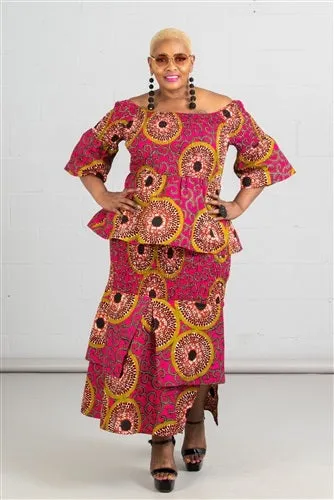 African Print Smock Dress