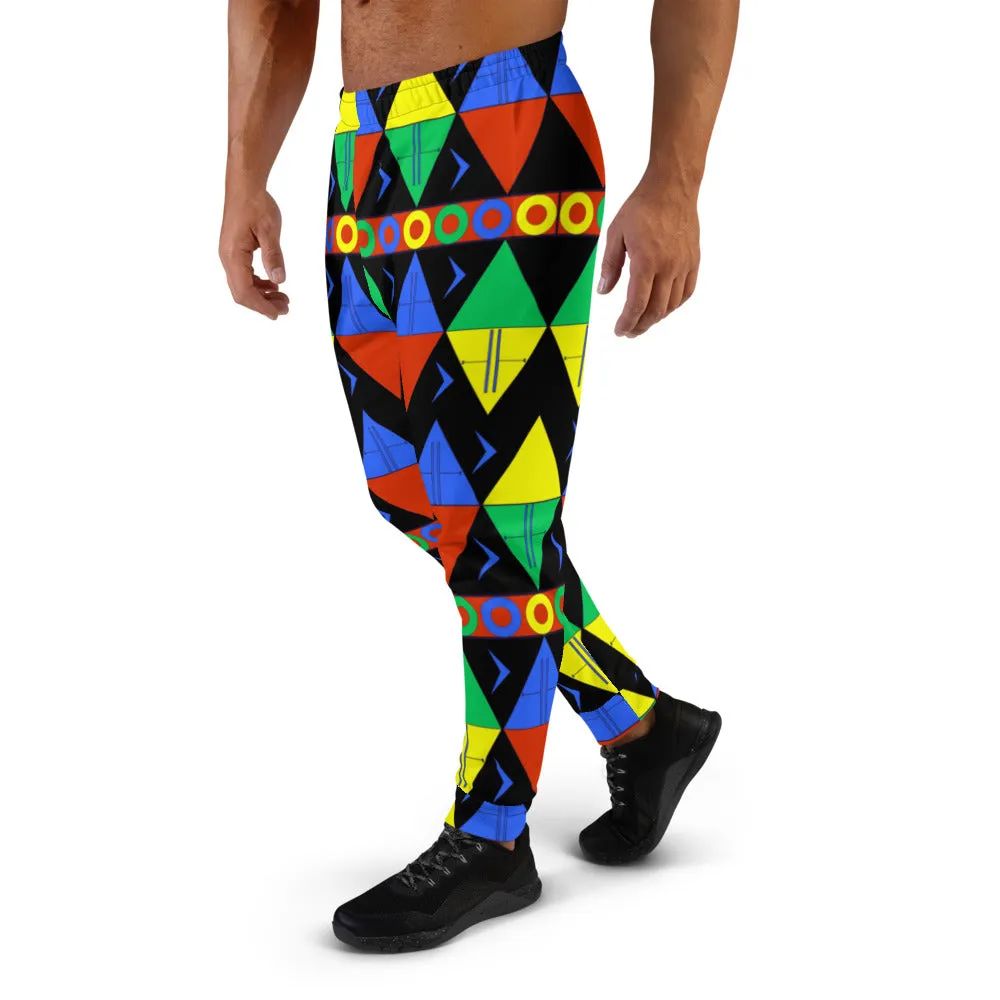African Tribal Print Men's Joggers - South Africa