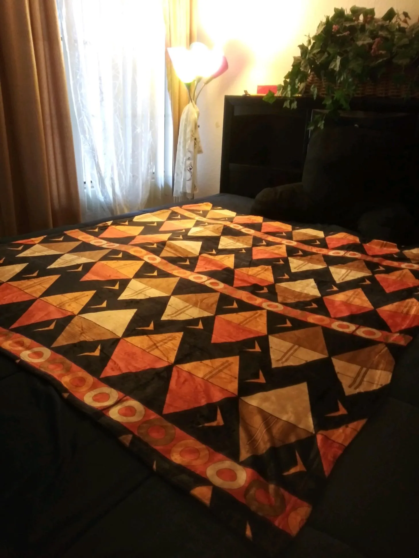 African Tribal Print Throw Blanket - Earthy
