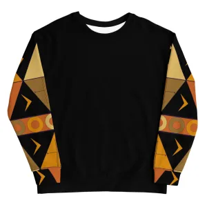 African Tribal Print Unisex Sweatshirt - Earthy
