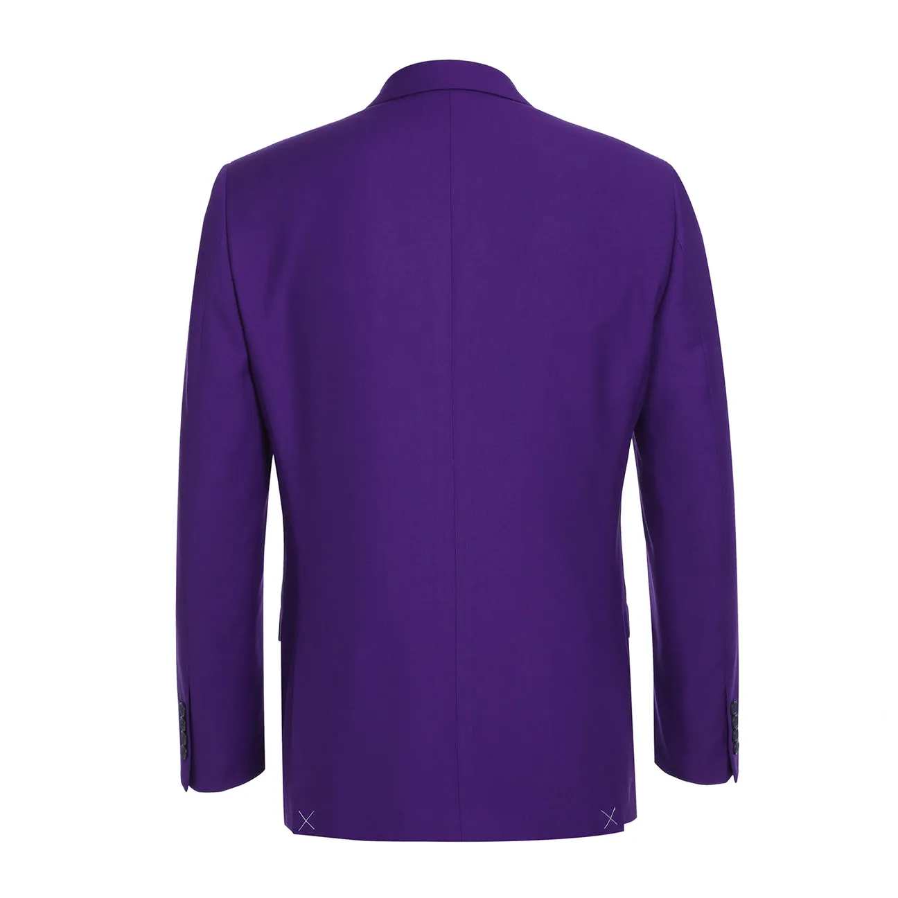Alessandro Vitello by Renoir Purple Slim Fit 2-Piece Single Breasted Notch Lapel Suit 201-68