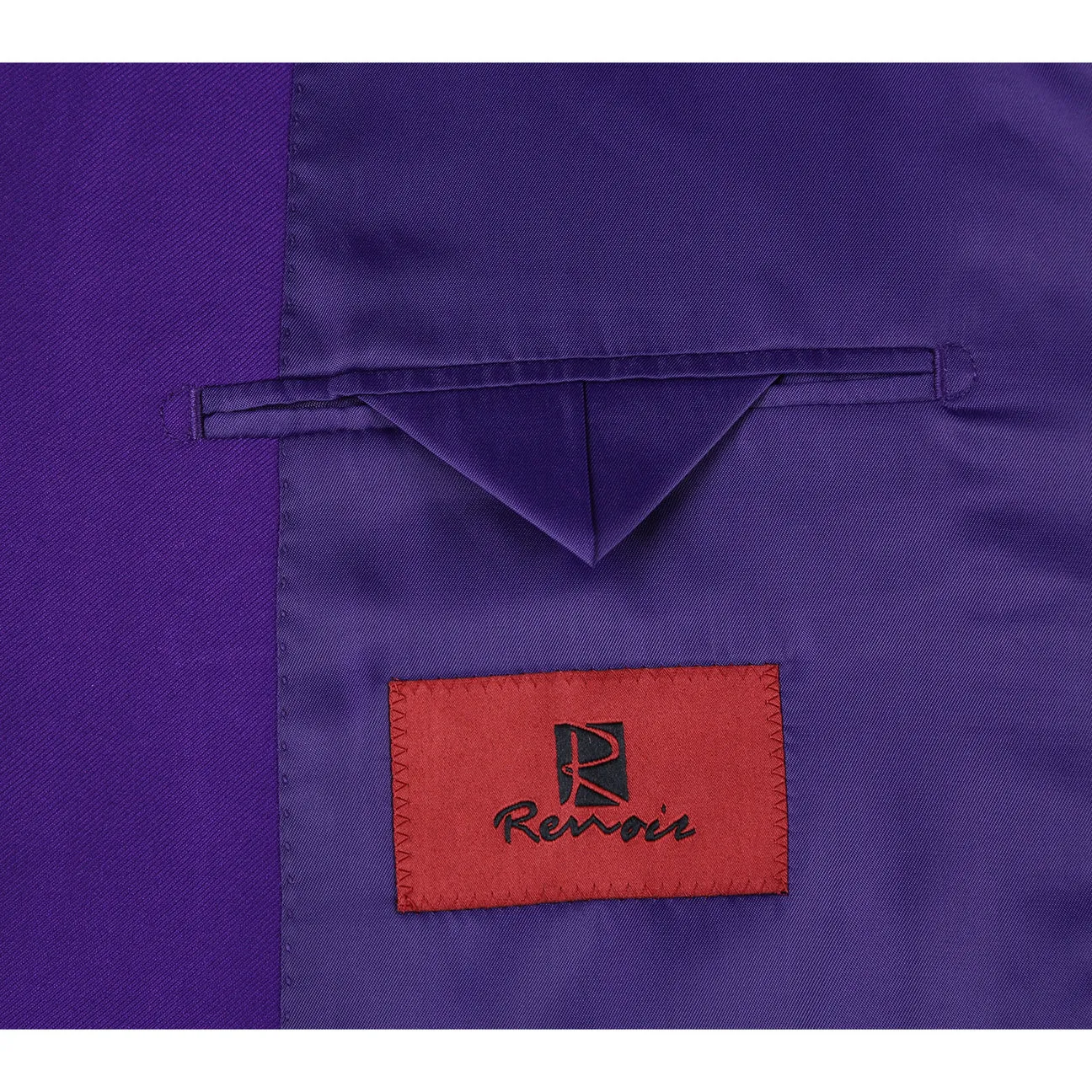 Alessandro Vitello by Renoir Purple Slim Fit 2-Piece Single Breasted Notch Lapel Suit 201-68