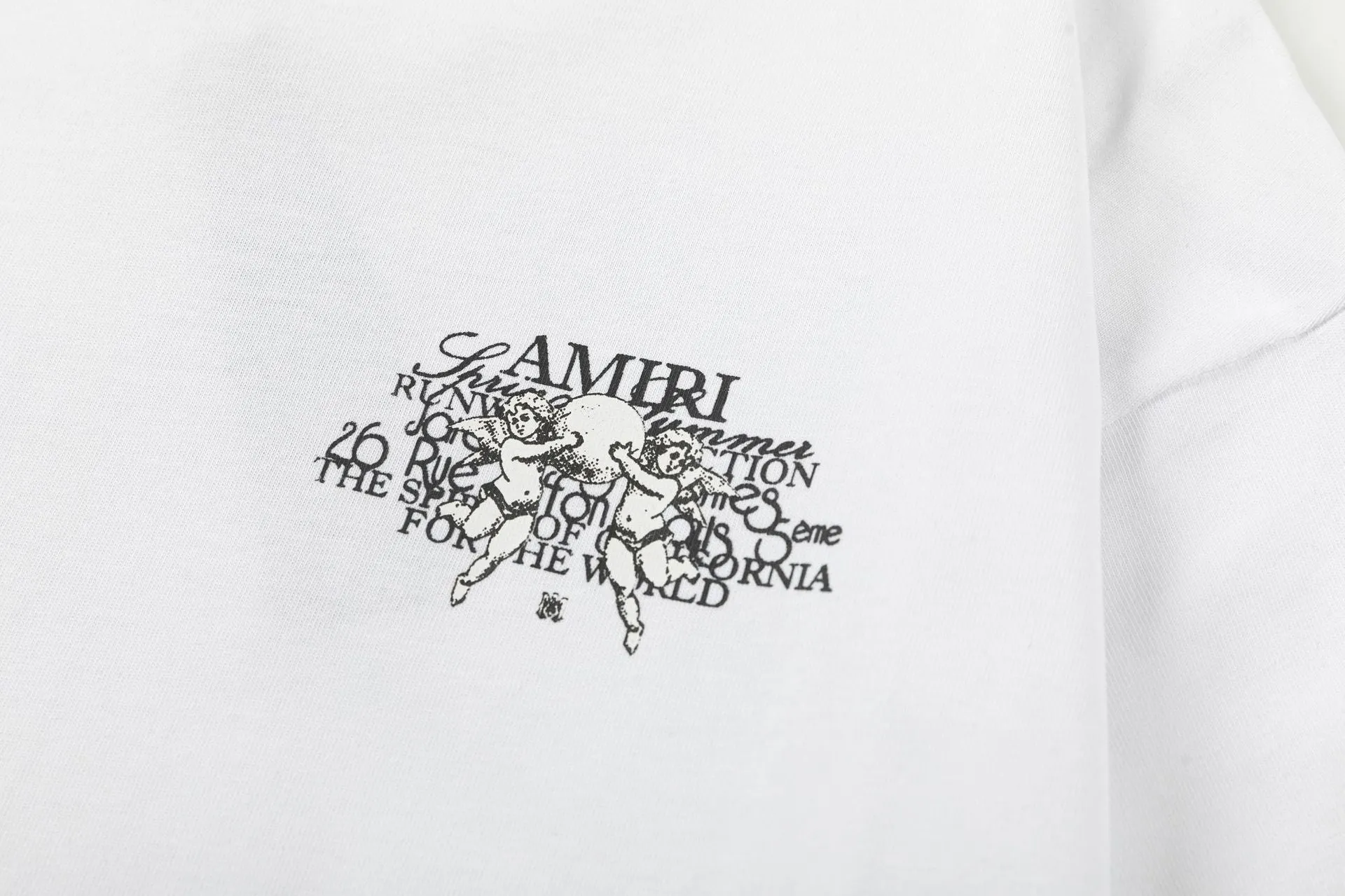 AMlRl Crew Neck Unisex Street Style Plain Cotton T-Shirt