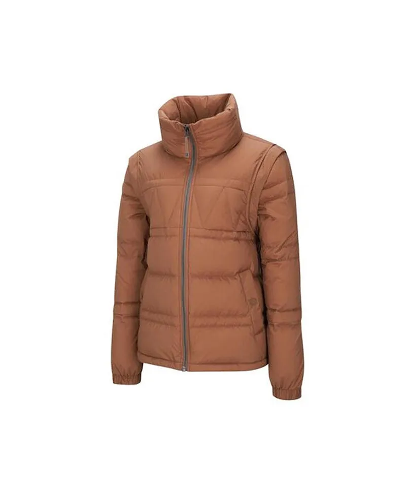 ANEW Golf Women's Sleeve Detachable Down Jacket - Camel