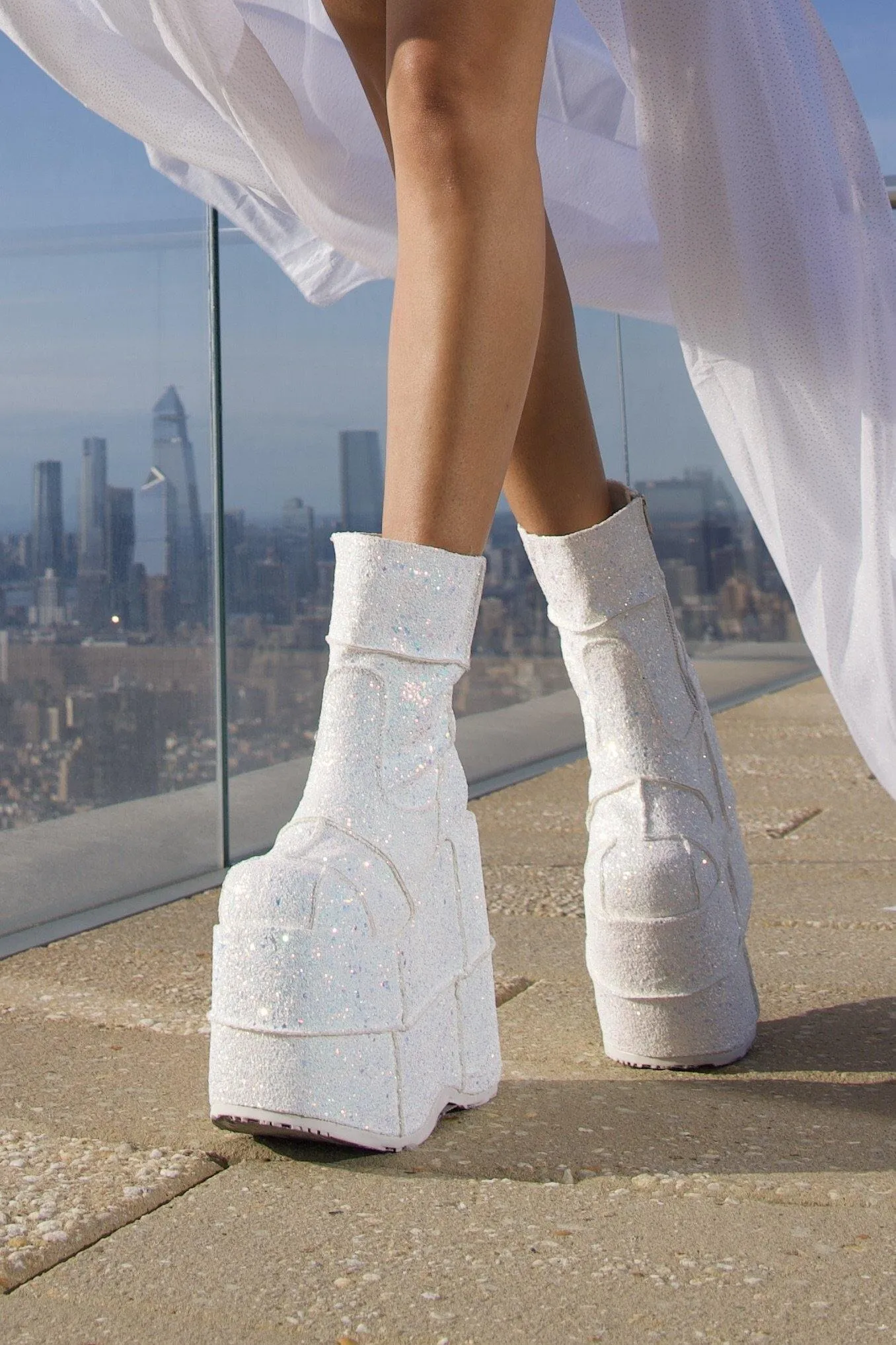 Aquaria Unisex Platform Boots