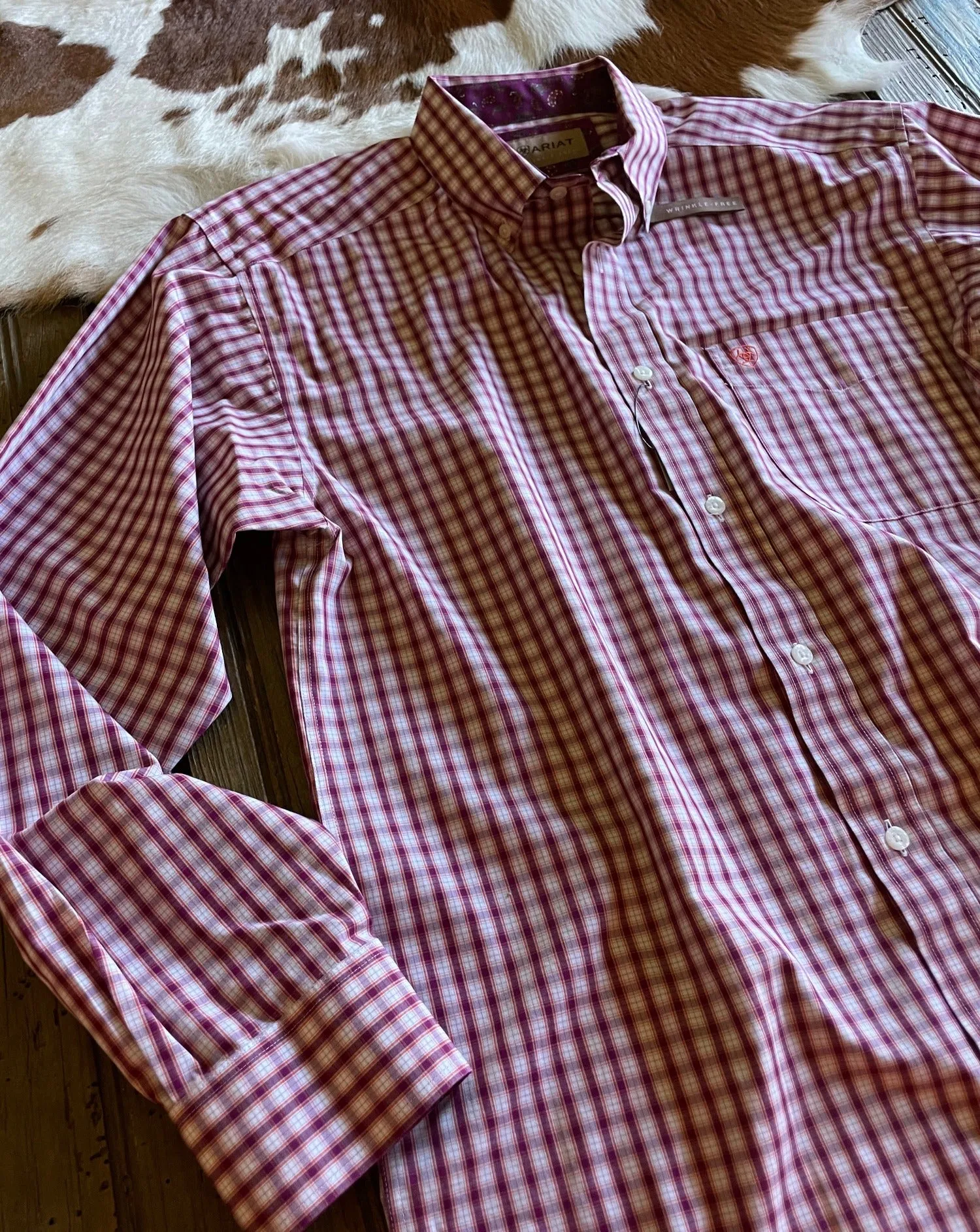 Ariat Wrinkle Free Valen Classic Fit Shirt (Men's)
