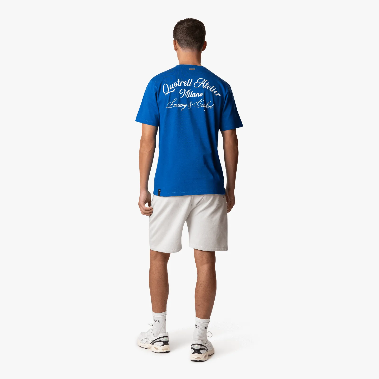 ATELIER MILANO TEE | COBALT/WHITE