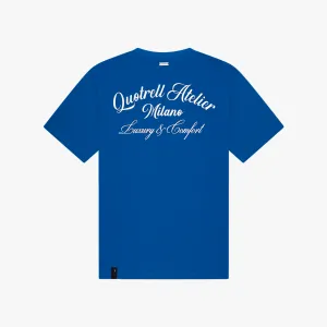 ATELIER MILANO TEE | COBALT/WHITE