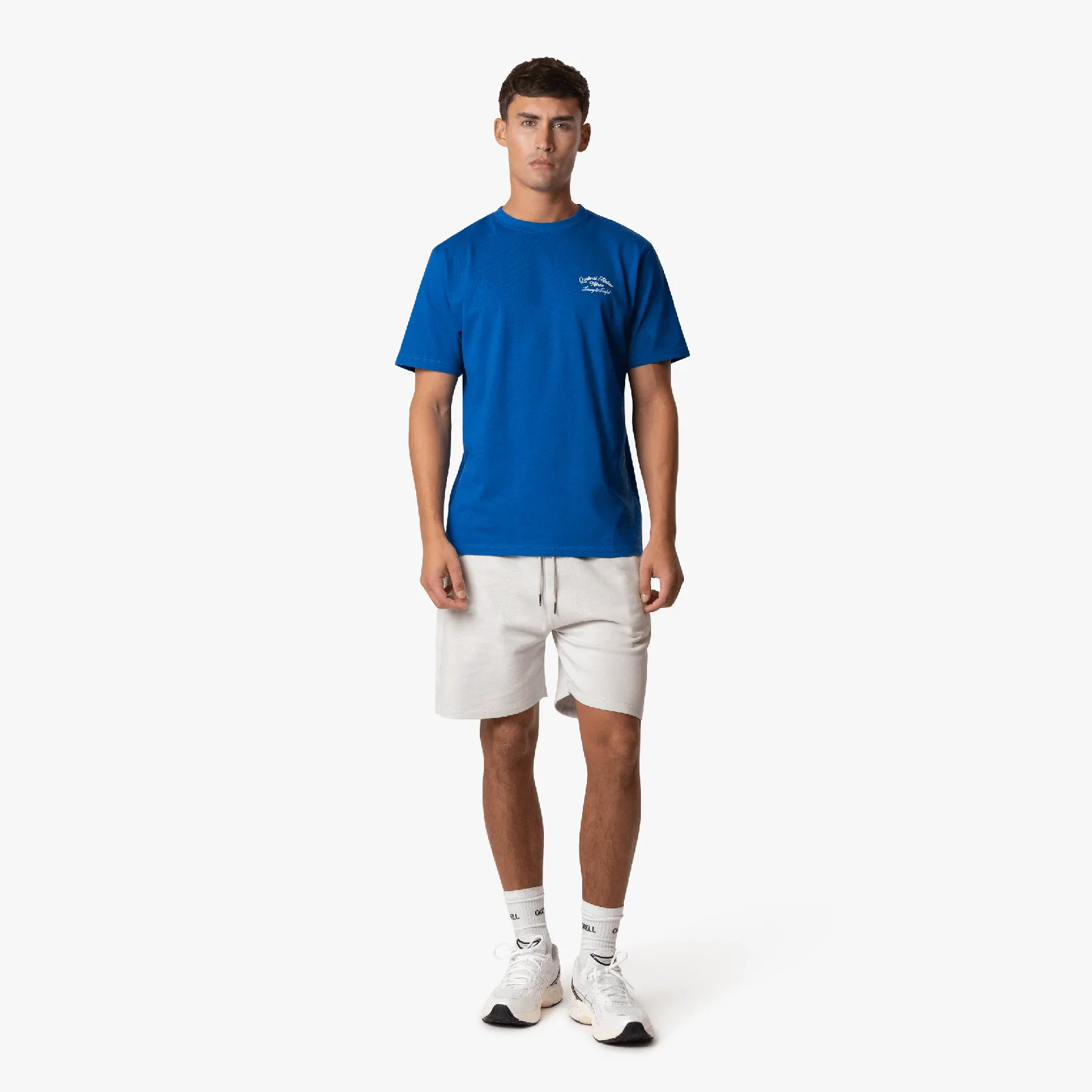 ATELIER MILANO TEE | COBALT/WHITE
