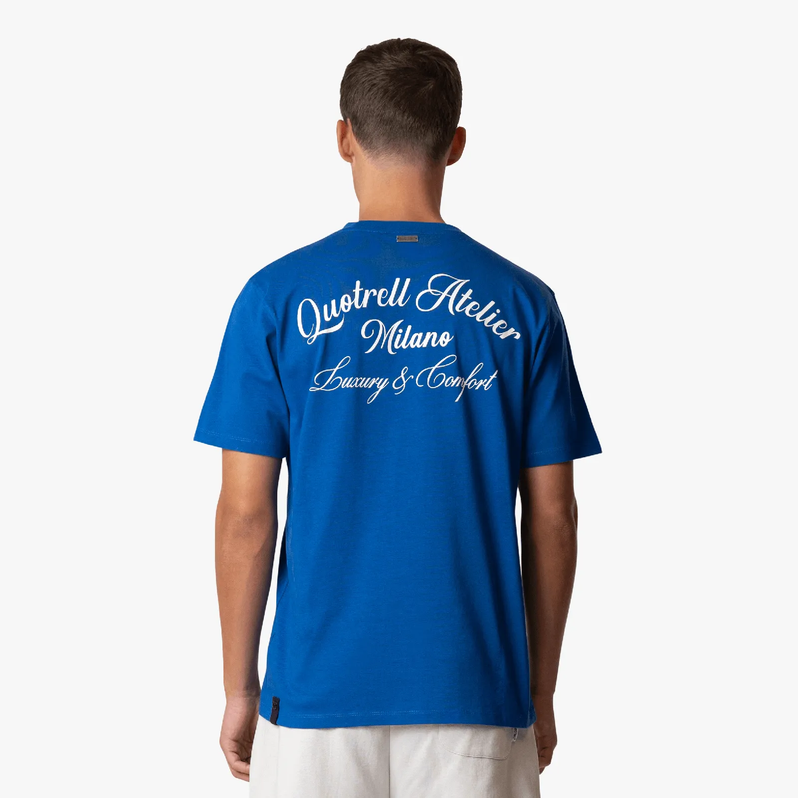 ATELIER MILANO TEE | COBALT/WHITE