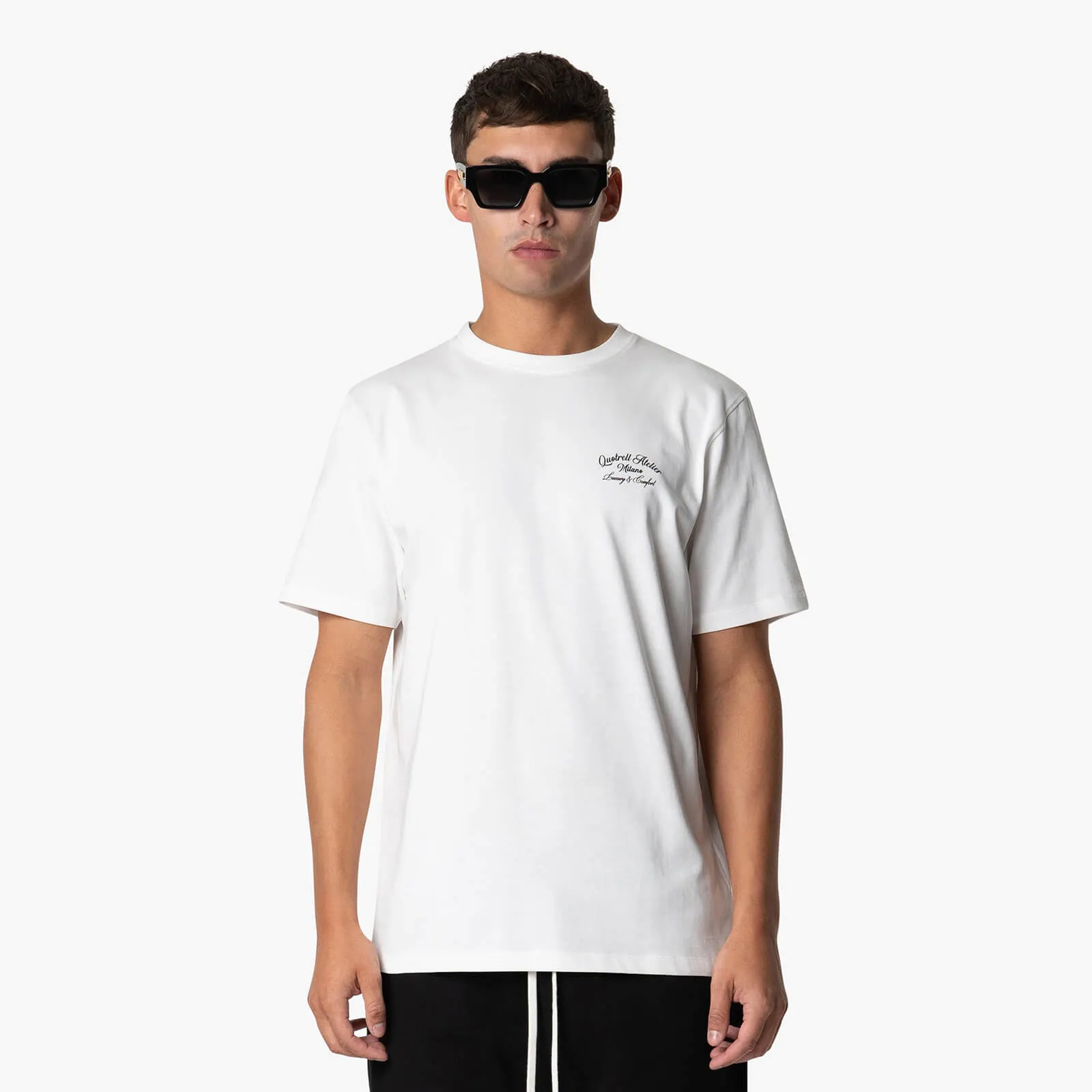 ATELIER MILANO TEE | WHITE/BLACK