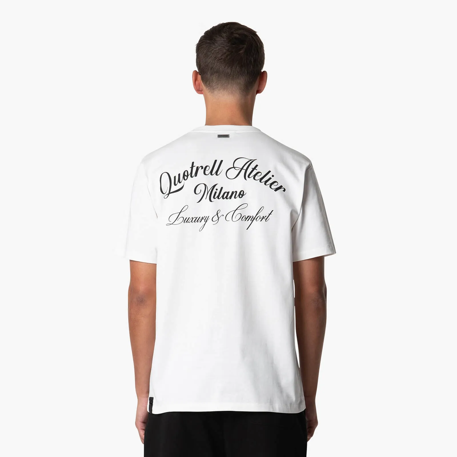 ATELIER MILANO TEE | WHITE/BLACK